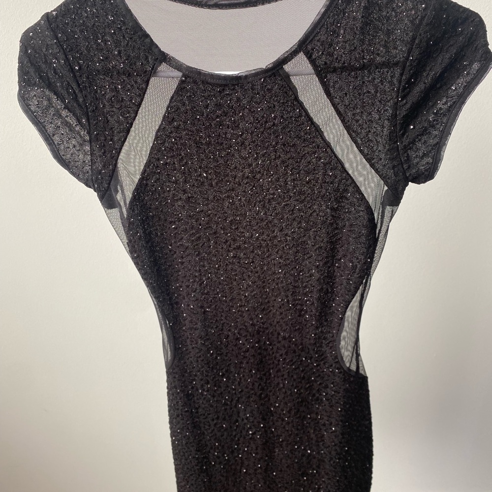 Mesh and Sequin Dress